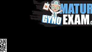 mature emily devine made to cum in gyno chair by freaky doc!