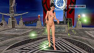 Animated 3D Cartoon Porn of Indian Bhabhi Striking Sexy Poses in Various Hot Positions