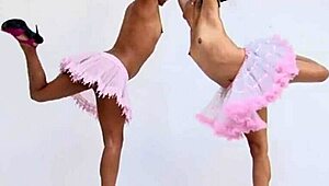 topless colombian ballerina teen 18+ fingers petite brunette lorie in flexible lesbian teasing