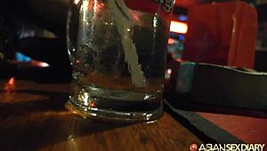 asiansexdiary - skinny asian rides aggressive cowgirl style hard