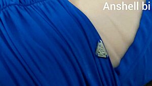 Neighbor caught me masturbating then fucked my pussy hard