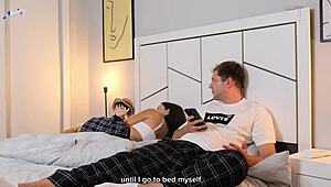 Step brother takes virgin step sister's tight pussy with cum inside