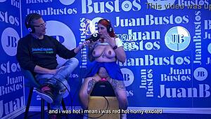 天啊，Andrea Pardo在Juan Bustos播客骑性爱机器高潮5次！😍