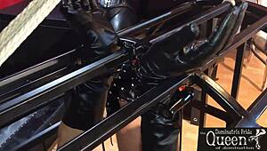 Queen Dominatrix Frida Cage BDSM Fetish Chastity Cage Domination!