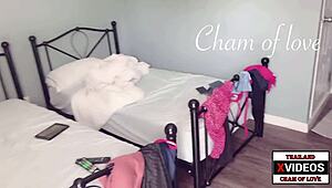 Damn, wanna see Asian amateurs bent over and fucked in a bathroom voyeur style?