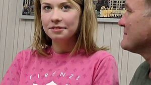 Sweet virgin Gwyneth Petrova loses her innocence to an older guy in a hardcore first-time casting.