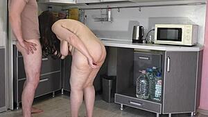 Hell Yeah! Busty Milf’s Homemade Anal in Kitchen Rocks!