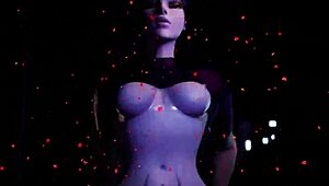 What happens when D.Va battles Widowmaker in wild 3D?