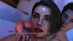 man, touching my horny stepmom's pussy while bathing together is wild!