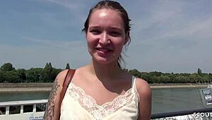 German Scout - 19-Year-Old Student Mia Gets Anal Pounded