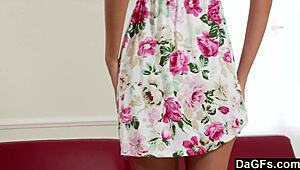 Brunette Babe Rips Clothes Off In Heels For Solo Masturbation