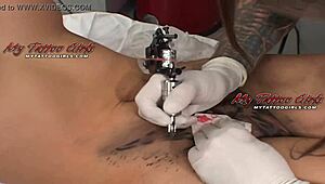 Extreme Model Alira Astro Gets Her Pussy Tattooed Hard