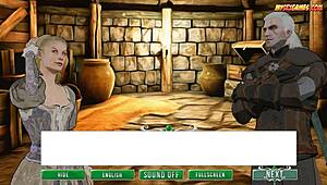 The witch fulfills the fuck wish with blowjob and sex