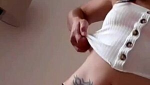 Sexy Italian striptease turns into wet blowjob and pounding POV! 😍