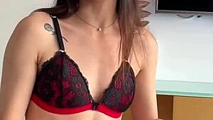 Skinny Latina teen nails first anal casting in POV