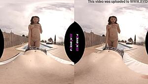 YOUNG NYMPHO NEIGHBOR WANTS TO FUCK OUTDOORS IN POV!