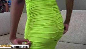 Angry African Girl Auditions for Job Despite Waiting