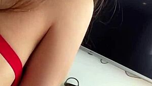 Skinny Latina teen nails first anal casting in POV