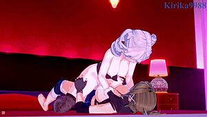 Excellen Browning And Az Sainklaus With Nine And Chitose Kisaragi In Futanari Adventure