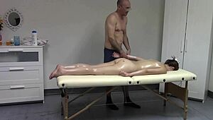 Bubble butt sailor luna gets slammed hard by creepy masseuse in hidden cam session