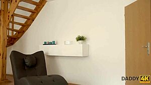 Ornella whispers, I can't resist this old man's sexual charm!