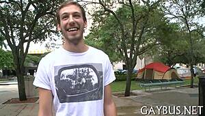 Hey, check out this big gay knob action