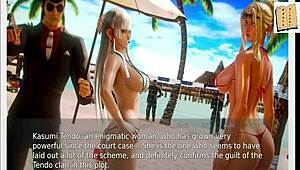 Academy 15 game featuring anime characters in intriguing scenarios