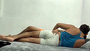 first time getting my ass sucked and i'm loving it