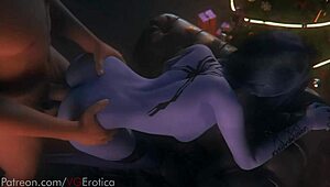 Widowmaker's Seductive 3D SFM Compilation of Intense Scenes