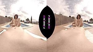 YOUNG NYMPHO NEIGHBOR WANTS TO FUCK OUTDOORS IN POV!