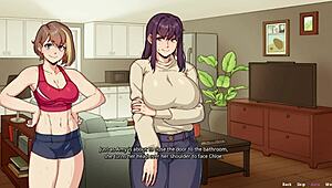 Big boobs futanari and sexy bestie engage in hentai sex with toys