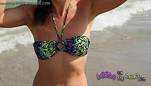 Topless Beach Interviews with Horny Sluts on Vacation Abroad. Wow!