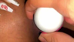 Hey, I'm totally gaping her wet pussy out with toys till she screams in orgasm! Wild stuff!
