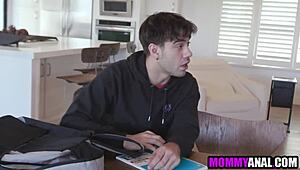 Horny teacher gets double penetrated by students 😈