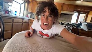 stepmom tries wild stuff she never imagined! 😲