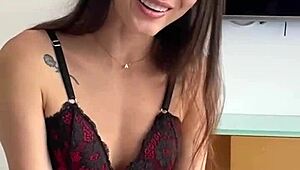 Skinny Latina teen nails first anal casting in POV