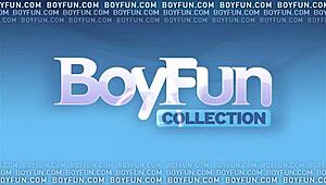 Gay lovers enjoy outdoor handjob and licking