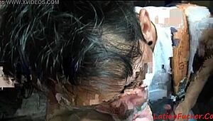 Fucking gay men hard for cash in public