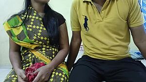 indian maid cleans her boss's cock hair in hindi audio