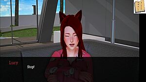 I explore my new family in this homemade erotic adventure with small tits