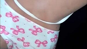 Bonequinha in New Panties Plays with Sexy Toy