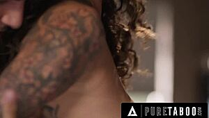 Tattooed Milf Arabelle Raphael Fucks Stepson