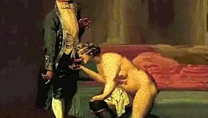 Vintage Erotic Illustration from Retro Collection