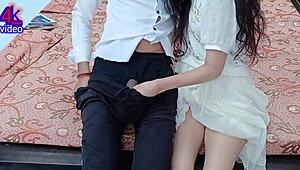 Hey, check these Indian college students in wild desi chudayi action