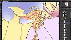 hentai busty athena of saint seiya and her huge boobs