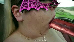 Bbw Brandy Plays With Dildo In Fun Way