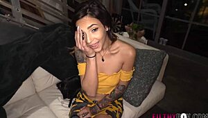 Slutty Step-Sister Gets Blackmailed by Big Dick Step-Bro