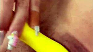 I love watching La Paisa squirt after dildo play