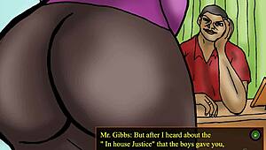 yo, this big butt white professor got slammed by a pimp in anime gameplay, bad ending! 😱