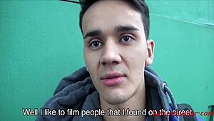 Straight Guy Explores New Side with Gay Sex